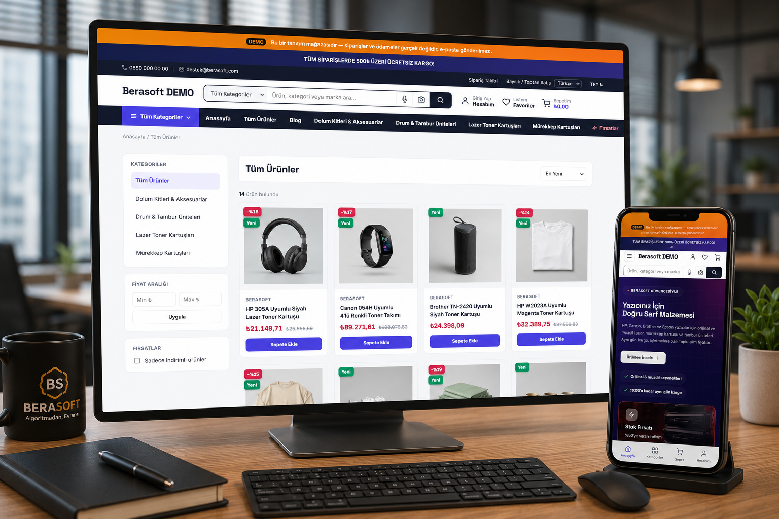E-Ticaret Platformu - Gold